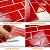 WALPLUS 3D Tile Stickers Peel and Stick Backsplash Splashback Decals