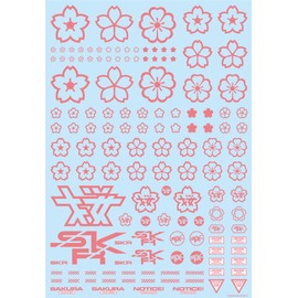 Haikyu Parts SKR-MC-PIN Cherry Blossom Decal, Pink, 1 Piece, Plastic Model Decal