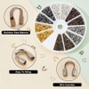 PH PandaHall 540pcs Brass Wire Guardian Wire Protectors for DIY