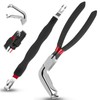 SecureElastic Electrical Disconnect Pliers 37980, Electrical Connector Separator 13120, 8in