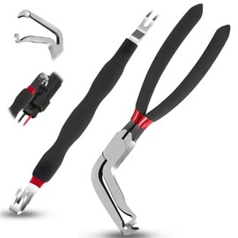 SecureElastic Electrical Disconnect Pliers 37980, Electrical Connector Separator 13120, 8in Automotive Tools Electrical Connector Pliers, Automotive Tools for Push Tab Style Plugs (2-Piece Set)