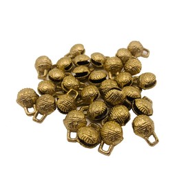 20 Pcs Vintage Mini Brass Bells Christmas Craf Wind Chimes for DIY Crafts Making