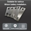 Bus Bars Connector Red Copper Nickel Plate Pitch Row 50mm