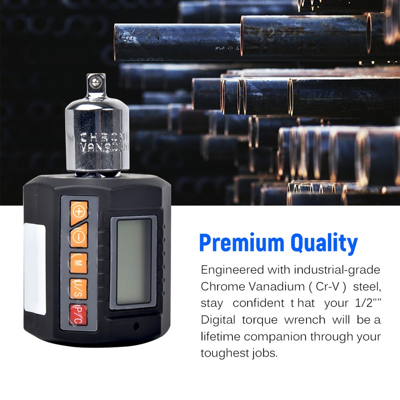 Digital Torque Adapter Electronic Torque Meter with LCD Display Measure