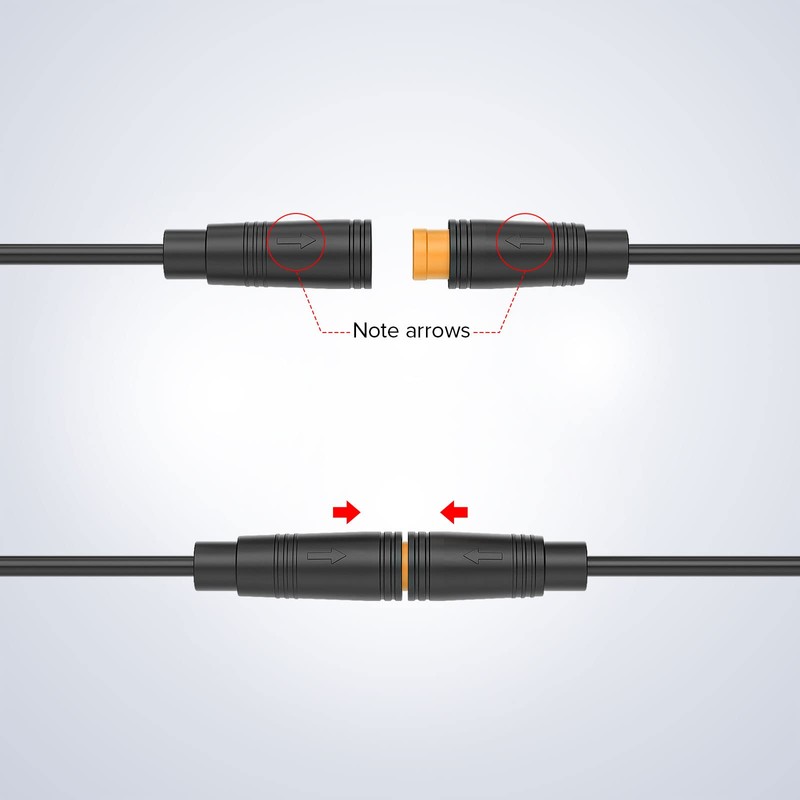 Hysmigor M8 3 Pin Mini Electrical Connector 26AWG IP65 Male