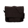 Rothco Vintage Canvas Paratrooper Crossbody Shoulder Bag, Black
