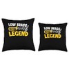 Baritone Player Marching Band Throw Pillow