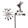 Wind Spinners Hummingbird Windmill, Outdoor Metal Iron Wind Spinner, Garden
