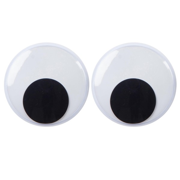Allures & Illusions Giant Googly Eyes - Set of 2,Black,