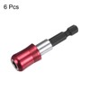 HARFINGTON 6pcs Magnetic Extension Chuck Adapter 2.5" 1/4 Inch Hex