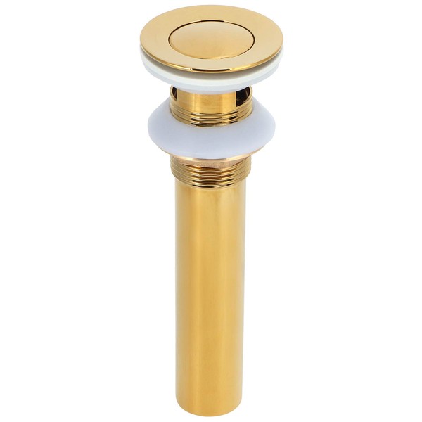 Sink Drain Without Overflow, Brass Stainless Steel Bathroom Sink Drain,