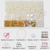 DIY Pearl Bracelet Making Kit-720pcs Real Shell Pearls & Starter