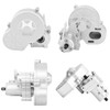 ZIJOT Metal Complete Transmission Gearbox with Dig Gear for 1:10