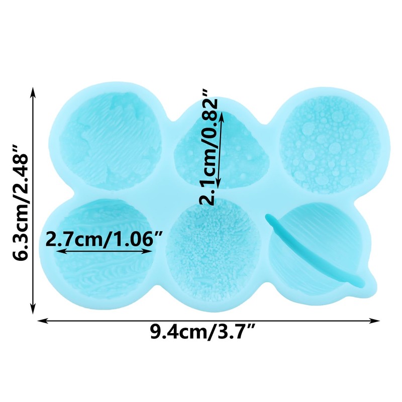 Space Planet Silicone Molds Planet Meteorite Fondant Mold