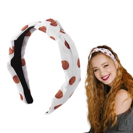 Basketball Head Bands for Women's Hair Wide Headbands for Women Non Slip Womens Headbands for Short Thick Hair Basketball Player Lover Christmas Birthday Gifts for Girls Women