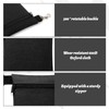 Watlikeup Golf Tee Pouch,1PCS Black Zipper Golf Ball Bag,Golf Tee