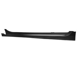 IKON MOTORSPORTS Side Skirts Compatible With 2013-2018 Lexus ES350 ES300h All Models, Unpainted PP Exterior Side Skirt Extensions Splitter