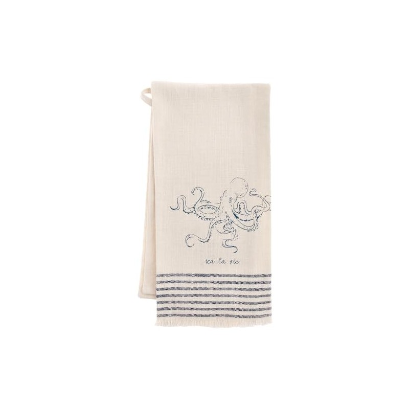 Karma Waterfront Tea Towel - 100% Cotton Hand Towels for