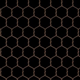 Farm Fabric Farm Animals Chicken Wire in Black from Elizabeth's Studios Premium Quality 100% Cotton