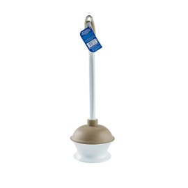 Quickie Plastic Toilet Plunger & Caddy