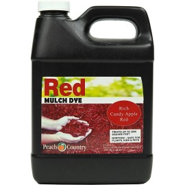 Peach Country Premium Red Mulch Color Concentrate - 2,800 Sq. Ft. - 1 Quart