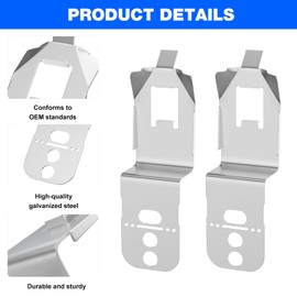 Dishwasher Mounting Bracket 00628371 for Kenmore Dishwasher Side Mount Bracket SHP65TL5UC, SHPM78W56N, SHX45P05UC, 628371, 00619985-2 Pack