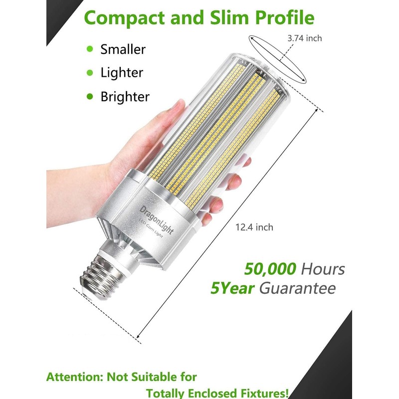 DragonLight 240W Commercial Grade Corn LED Light Bulb (1000 Watt