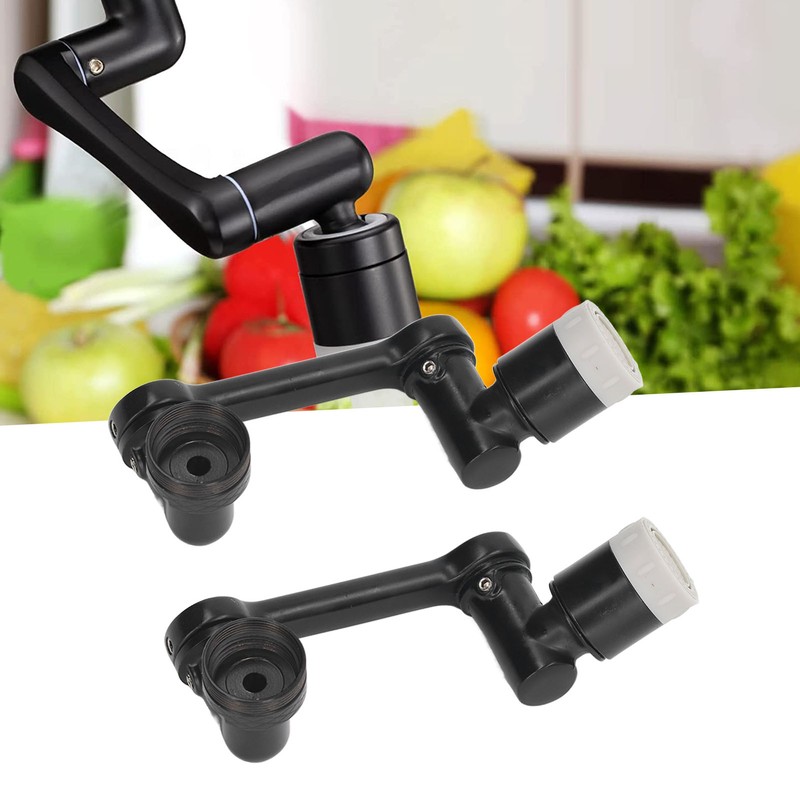 2 Set Faucet Extender 1080° Rotating Tap Extender Robotic Arm