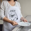 Azeeda 'Hippo Portrait' Unisex Cooking Apron (AP00080603)