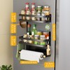 San Dream Magnetic Spice Rack for Refrigerator Magnetic Fridge Shelf