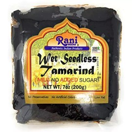 Rani Tamarind, Wet Seedless Block/Slab (Imli) 7oz (200g)