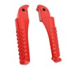 1 Pair Foot Pegs Bracket Kit Aluminium Alloy Motorcycle Foot