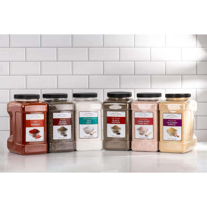 Olde Thompson Cracked Black Pepper, 5 Pound, Bulk Size