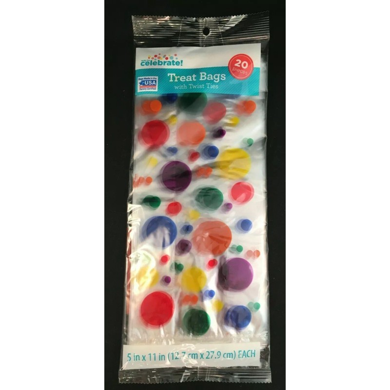 Way To Celebrate! - Treat Bags with Twist Ties -