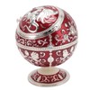 Ball Ashtray with Windproof Lid Retro Dragon Stereoscopic Relief Zinc