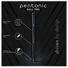 Pentonic Ballpoint Pens In Pen Organizer, Bulk 50 Count, Black