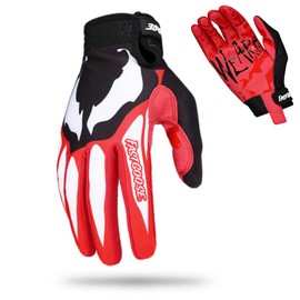 FASTGOOSE Dirt Bike Motorcycle Gloves Motocross Gloves Motorbike Riding Bike Gloves ATV MX MTB Off Road Racing Sports Cycling Glove (Red/Black, Medium)