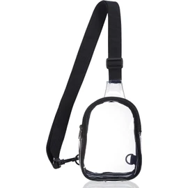 Mini Clear Bag Stadium Approved, Clear Sling Bag, Clear Crossbody Bag Fanny Pack, Clear Concert Bag Purse Belt Bag Chest Bag Stadium Approved for Women