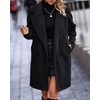 BTFBM Women 2024 Winter Faux Fur Coats Lapel Long Sleeve