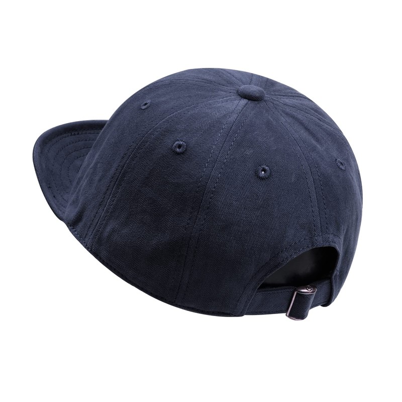 Croogo Men's Umpire Cap, Short Brim, Soft, Breathable, Solid, Simple,