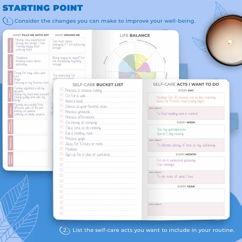 Clever Fox Self-Care Journal – Daily Reflection Notebook – Mental