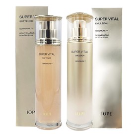 IOPE IOPE Super Vital Softener 150ml + Emulsion 150ml 2 types of individual items Antioxidant effect / 아이오페 IOPE슈퍼바이탈 소프너 150ml+에멀젼 150ml 2종 단품 항산화 효과
