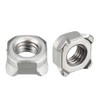 sourcing map Pack of 20 Welding Nuts M8 Square UNC