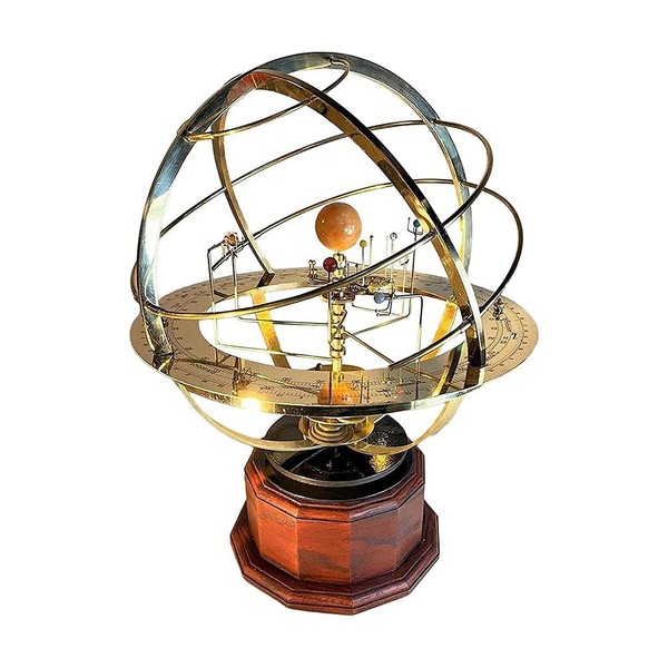 Solar System Model Kit, Retro Mechanical Solar System Model Decoration, Exploration of Planets, Gift for Kids and Girls, for Home Living Room Decoration