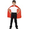 Smiffys Cape, Red Mid Length, Boys Fancy Dress, Child Dress