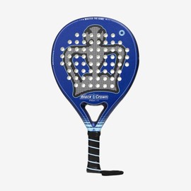Black Crown - Raqueta de Padel Piton 11- Forma Redonda - Goma 3XPLY EVA - Jugadores de Padel Nivel Alto - Experto