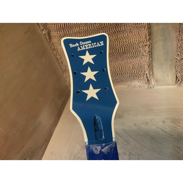Unbranded Buck Owens American Vinyl Headstock Overly Logo Transfer, Please