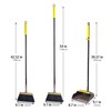 JEHONN Broom with Dustpan Combo Set, Long Handle Lightweight 180