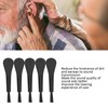 20pcs Black Handle Black Hair Sound Aid Cleaning Brush Professional