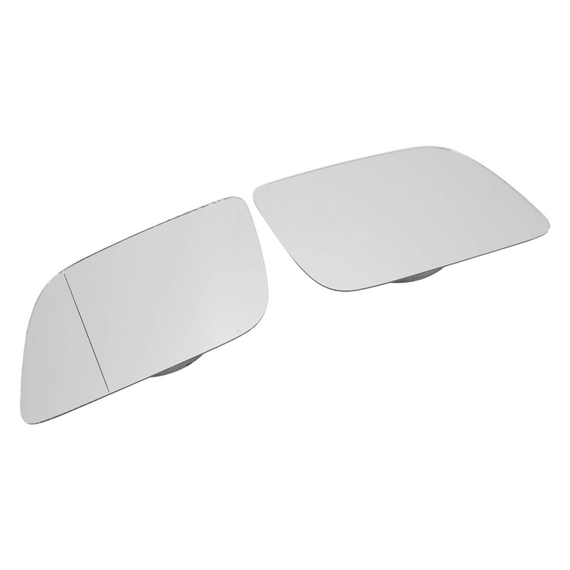 2PCS Side Heated Mirror Glass Left Right Fog Resistant Efficient